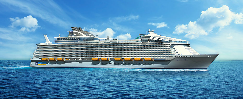 Illustration for article titled Harmony of the Seas, el crucero más grande del mundo, ha zarpado por primera vez
